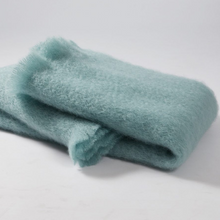 Load image into Gallery viewer, Mohair scarf Sea Green