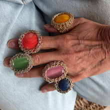 Load image into Gallery viewer, Big Stone Ring, Pink