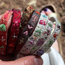 Load image into Gallery viewer, Embroidered Bracelets by Antonia Rossi