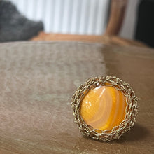 Load image into Gallery viewer, Big Stone Ring, Dark Yellow