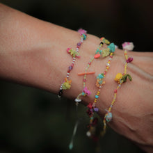 Load image into Gallery viewer, Antonia Rossi, Antique Venetian Glass Beads Flower Bracelet
