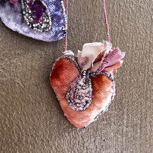 Load image into Gallery viewer, Embroidered 'Heart' Necklace by Antonia Rossi
