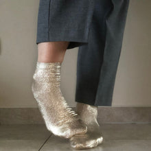 Load image into Gallery viewer, Metallic Glitter Socks