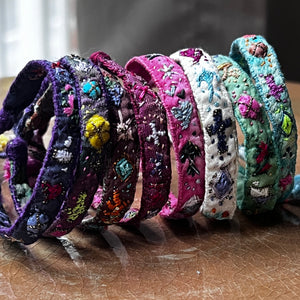 Embroidered Bracelets by Antonia Rossi