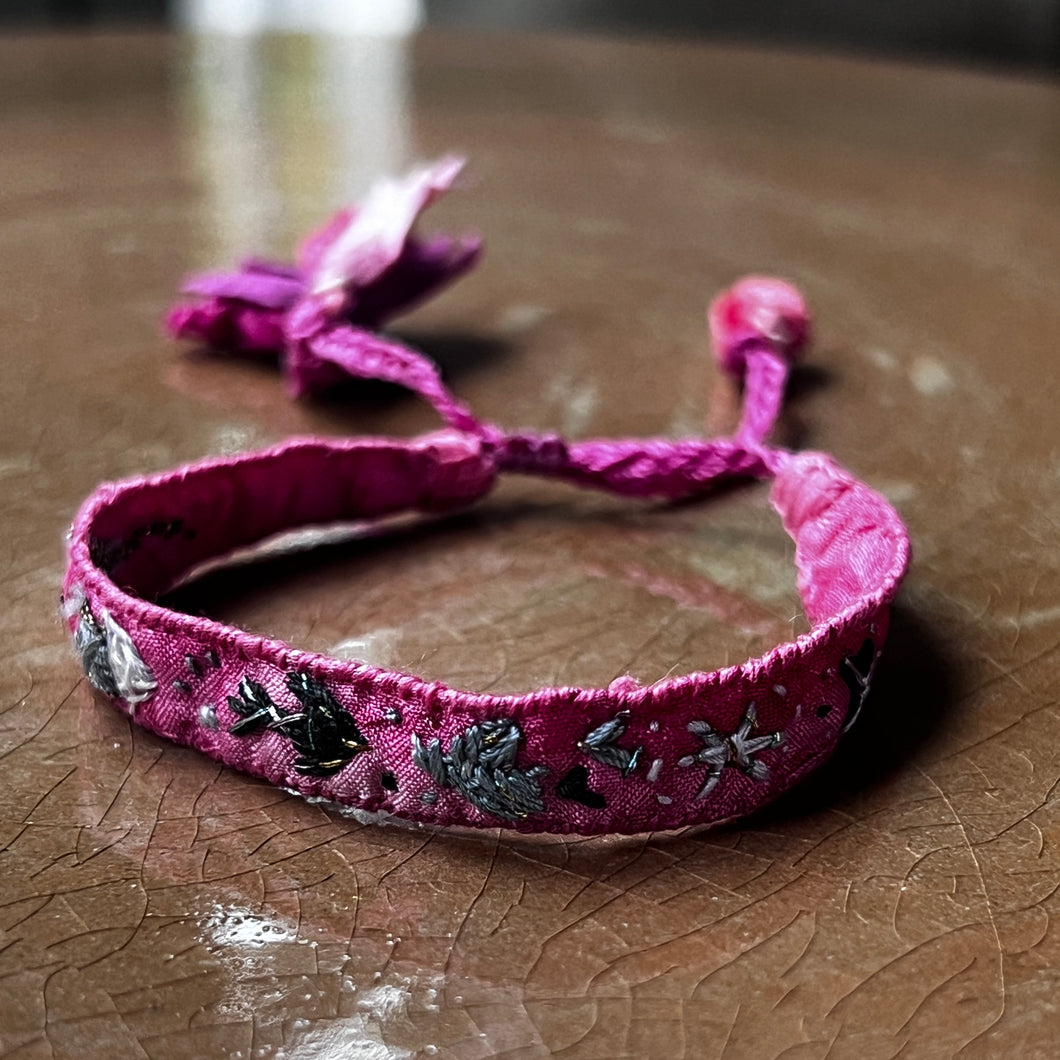 Embroidered Bracelets by Antonia Rossi