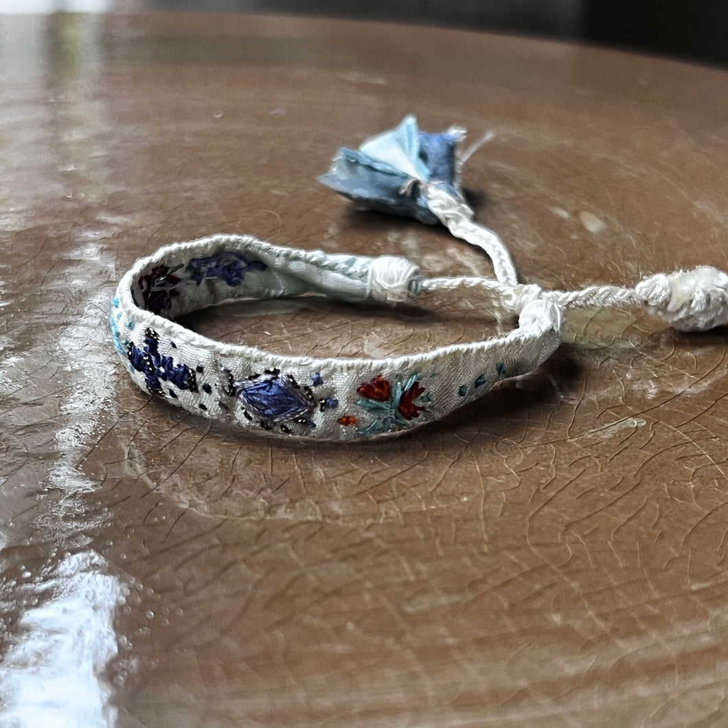 Embroidered Bracelets by Antonia Rossi