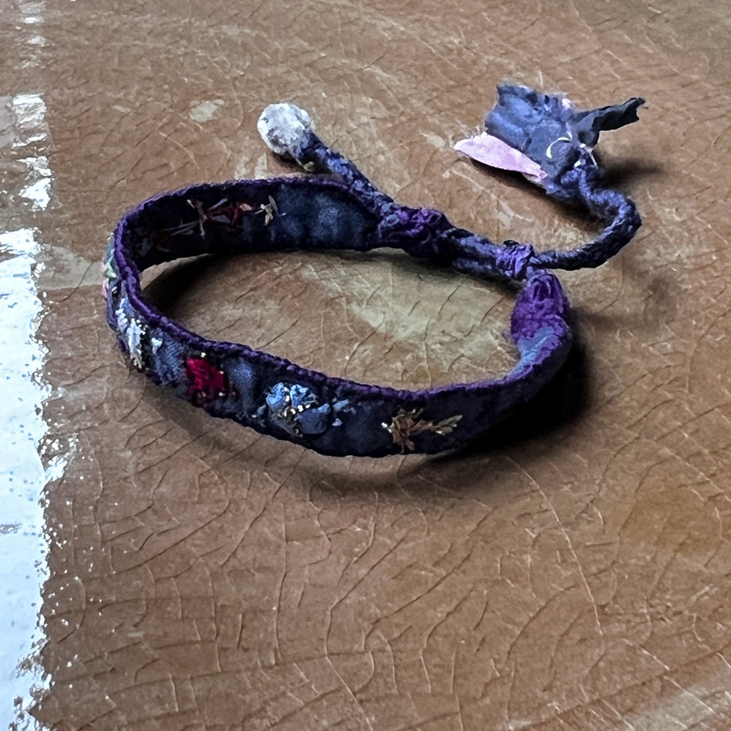 Embroidered Bracelets by Antonia Rossi