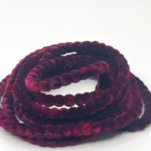 Velvet Popcorn Necklace