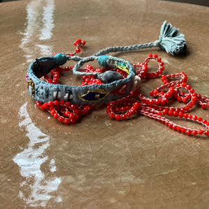 Embroidered Bracelets by Antonia Rossi