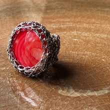 Load image into Gallery viewer, Big Stone Ring, Pink
