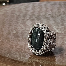 Load image into Gallery viewer, Medium Stone Ring, Dark Australian Jade
