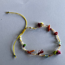 Load image into Gallery viewer, Antonia Rossi, Antique Venetian Glass Beads Flower Bracelet
