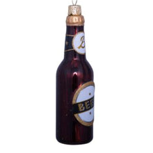 Load image into Gallery viewer, Ornament Glass Brown Beer Bottle
